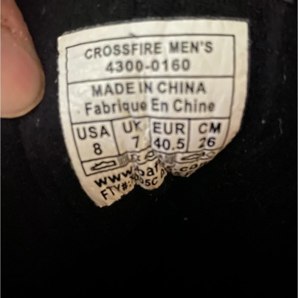 BAFFIN Crossfire Waterproof Insulated Winter Boots Soft Toe Mens Size 8